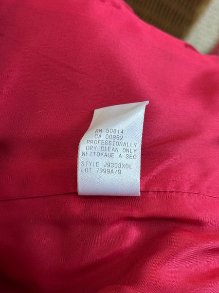 Red Satin Vintage Top