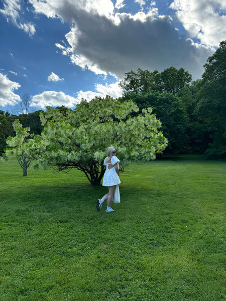 Emory Park Floral White Dress