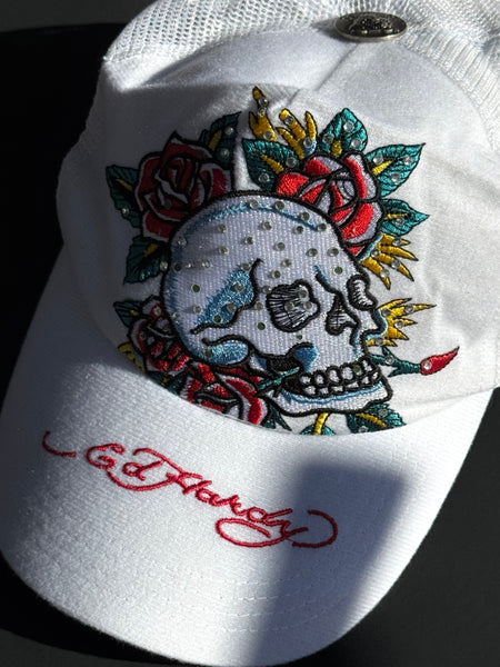 Ed Hardy White Cap