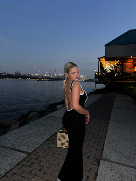 Peppermayo Lost In Paris Knit Maxi Dress