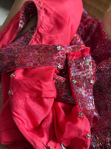 Red Sequin Mermaid Tank