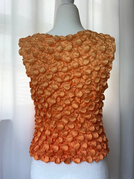 Orange 90s Popcorn Top