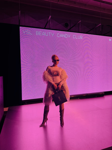 Vita Vintage Printed Mesh Top