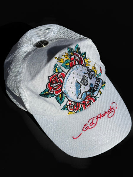 Ed Hardy White Cap