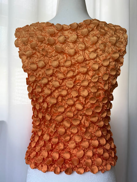 Orange 90s Popcorn Top