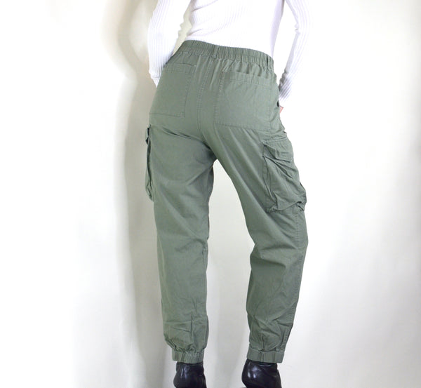 Green Y2K Cargo Pants
