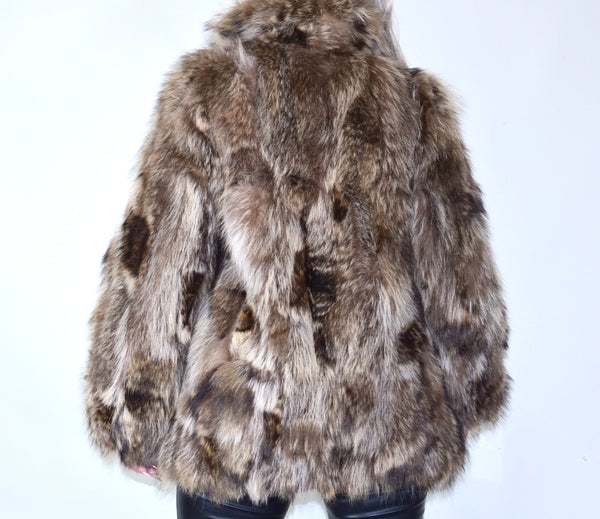Brown Vintage Fur Coat
