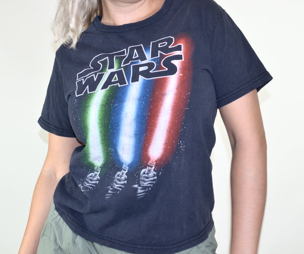 Star Wars Lightsaber Black T-Shirt