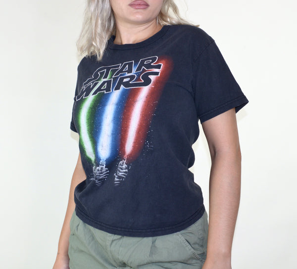 Star Wars Lightsaber Black T-Shirt