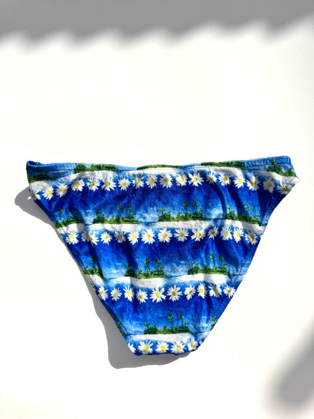 90’s Beachy Two Piece Velvet Tankini Bikini