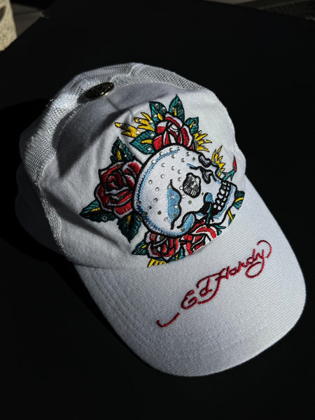 Ed Hardy White Cap