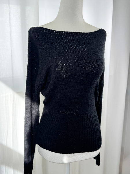EDIKTED Tezi Boat Neck Light Knit Top