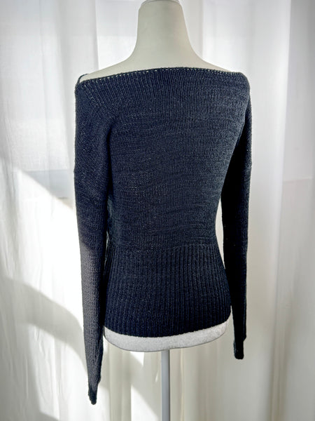 EDIKTED Tezi Boat Neck Light Knit Top