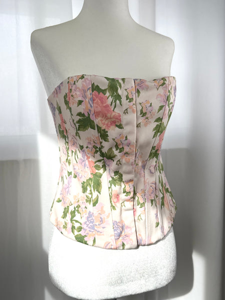 Floral Zara Corset New With Tags