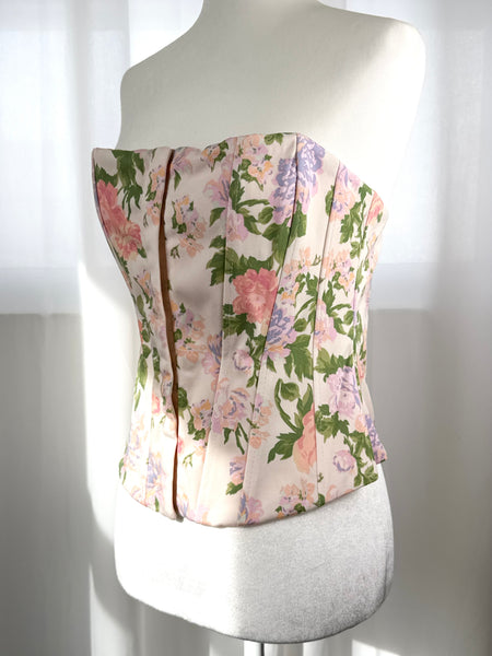 Floral Zara Corset New With Tags