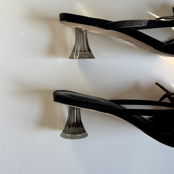 Sam Edelman Black Bow Mule Sandals&nbsp;