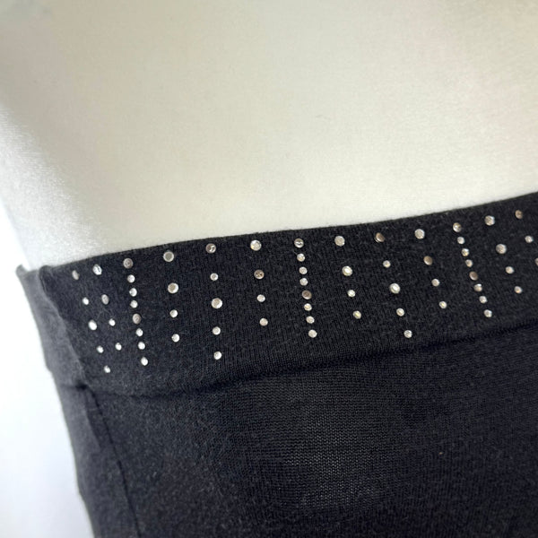 Express Merino Wool & Silk Y2K Rhinestone Knit Tube Top&nbsp;