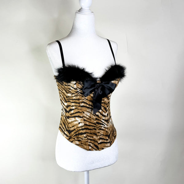Tiger Print Corset