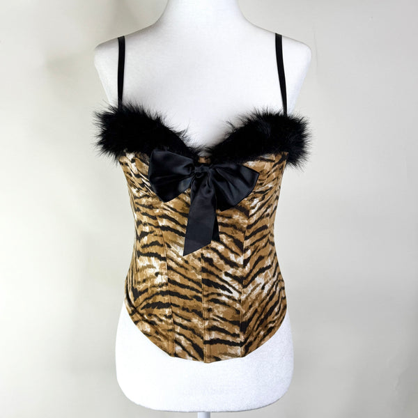 Tiger Print Corset