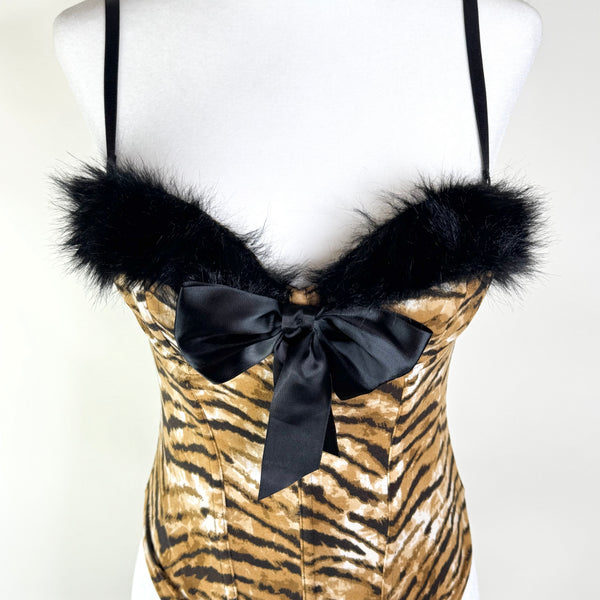 Tiger Print Corset