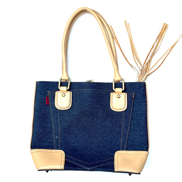 Y2K Denim Square Bag