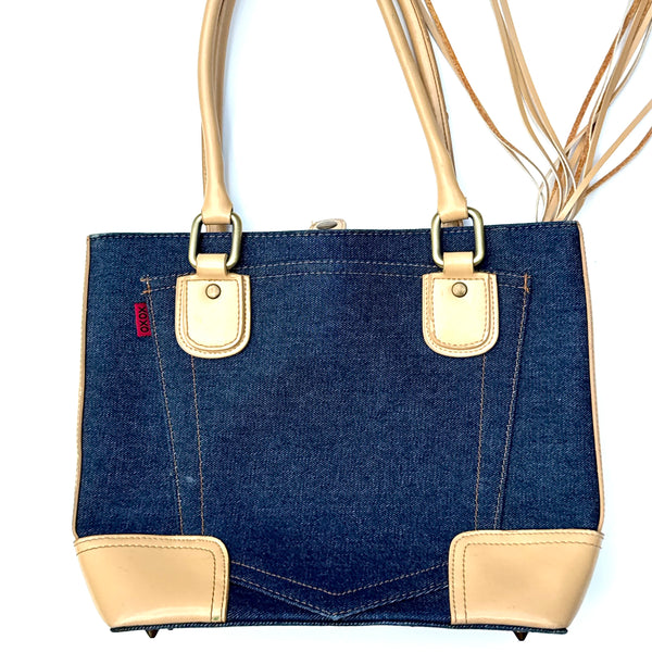 Y2K Denim Square Bag