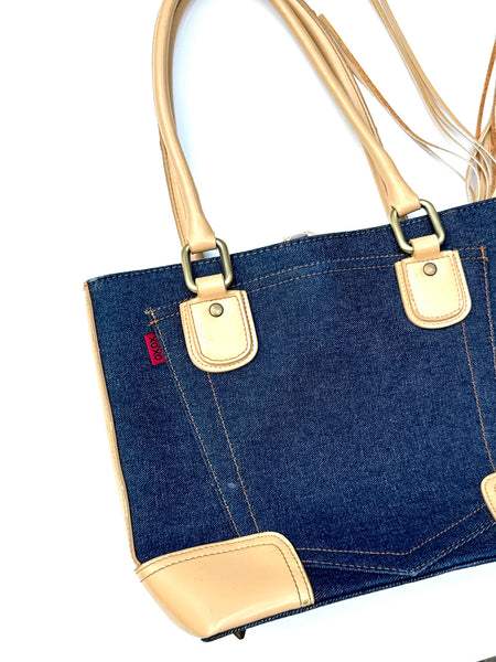 Y2K Denim Square Bag