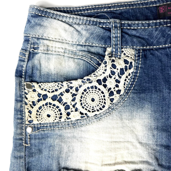 2010's Style Denim Shorts