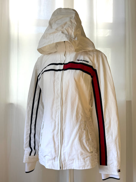Tommy Hilfiger Y2K White Windbreaker Jacket