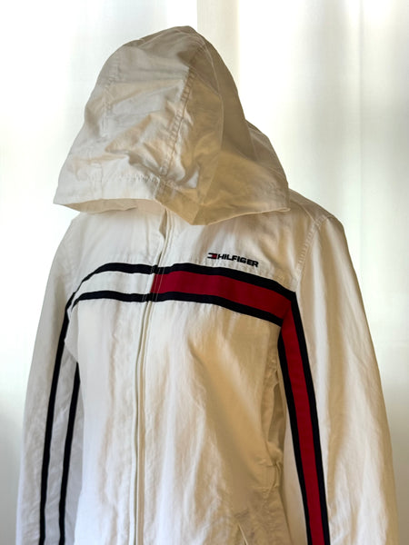 Tommy Hilfiger Y2K White Windbreaker Jacket