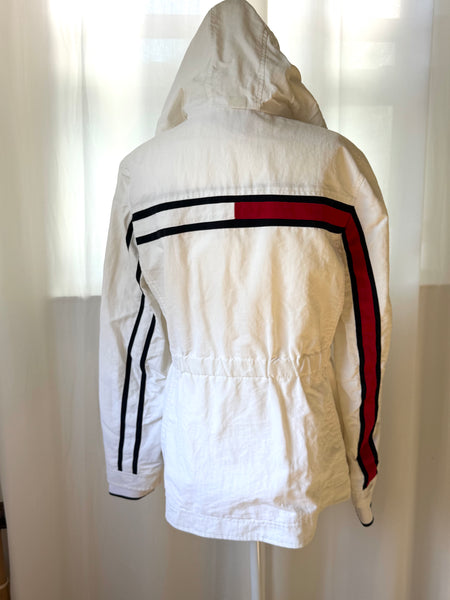 Tommy Hilfiger Y2K White Windbreaker Jacket