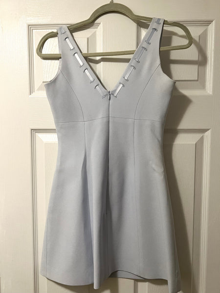 Rare Baby Blue Bebe Y2K Mini Dress