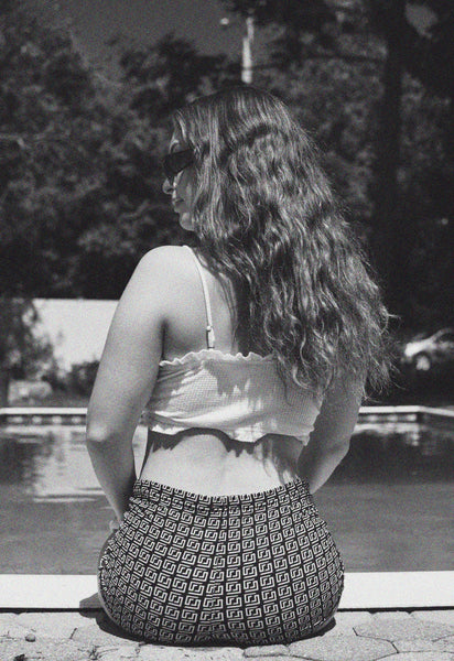 Versace Vintage Printed Swim Shorts (S)