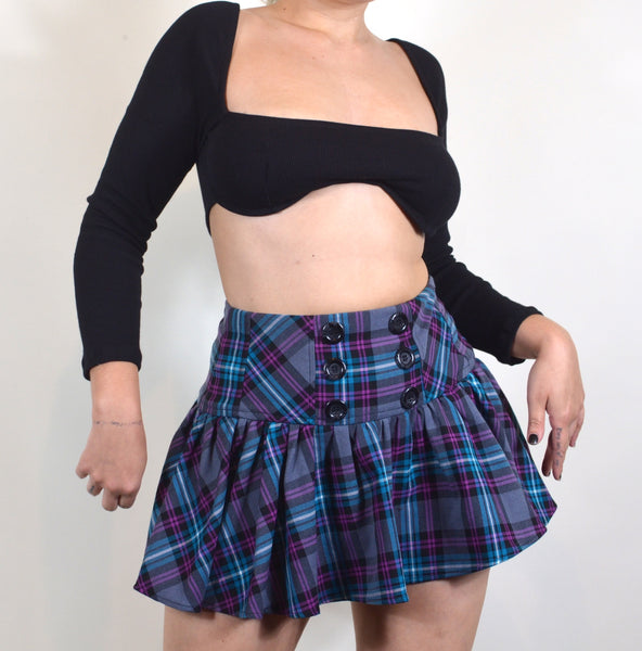 90s Punk Plaid Skirt