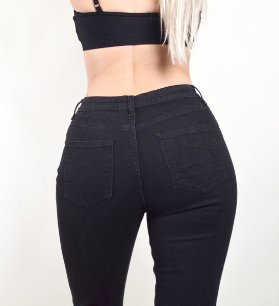 Moschino Black High Waisted Jeans