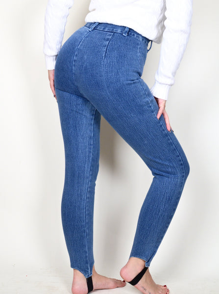 80s Vintage Stirrup Jeans (sz 8)
