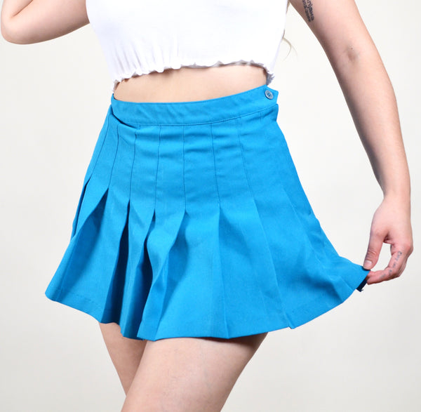 Turquoise Vintage Tennis Skirt