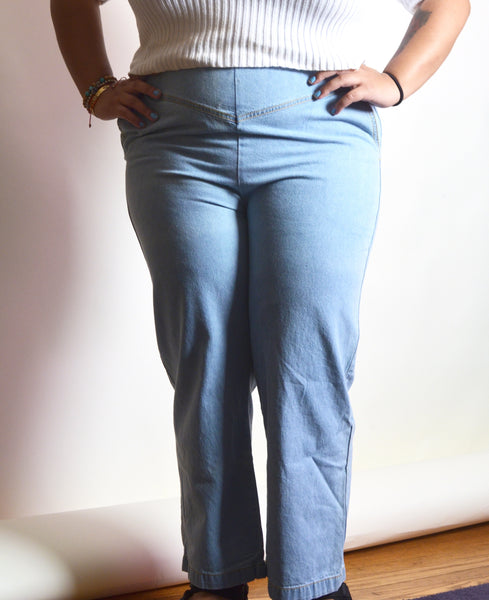 Light Wash High Waisted American Sweetheart Jeans (XXL)