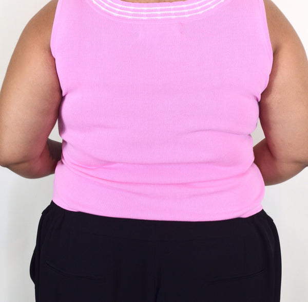 90s Baby Pink Joseph A. Plus Size Top