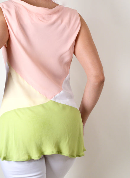 Cheap & Chic by Moschino Pastel Vintage Top
