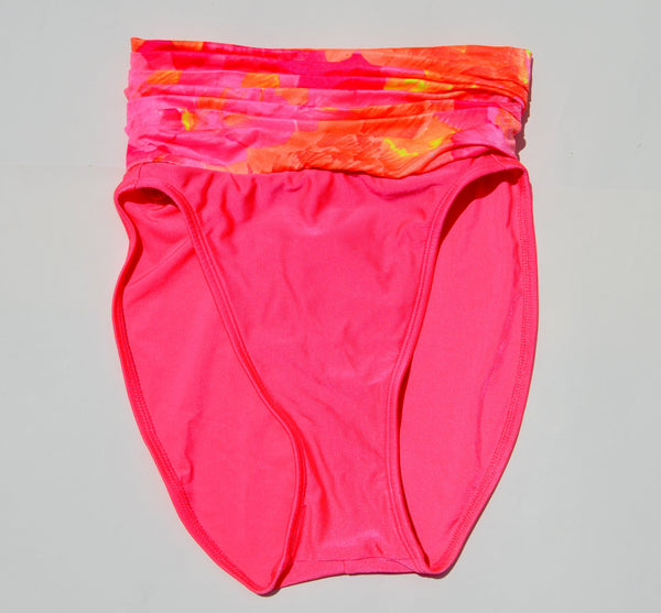 Hot Pink Tie-dye Vintage 90s Bikini