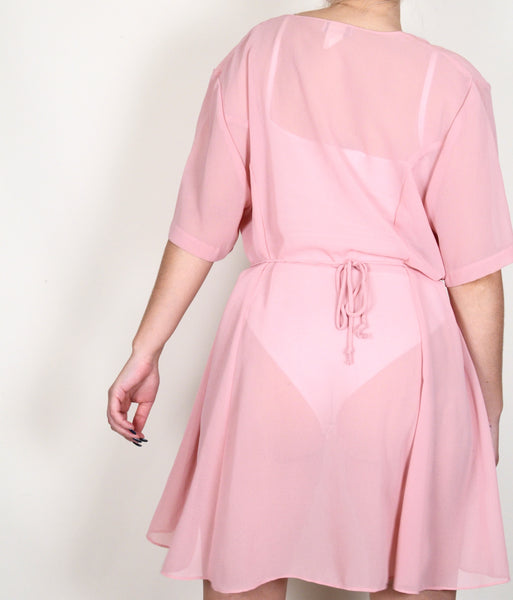 90s Baby Pink Kimono