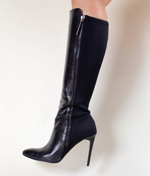 French Connection Black Knee High Boots